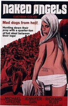 Naked Angels  DVD - (1969) - Michael Greene, Jennifer Gan, Richard Rust**