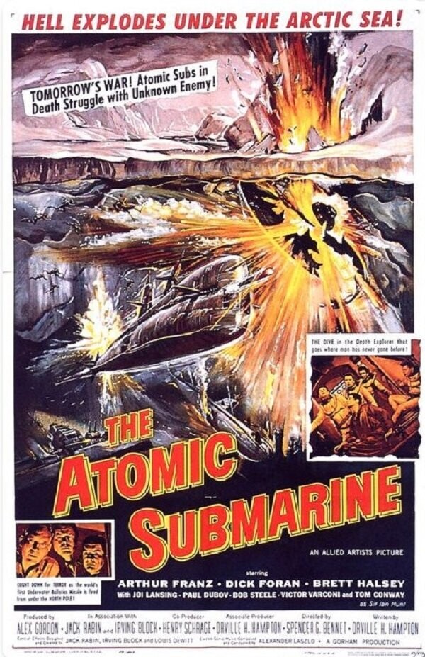 The Atomic Submarine DVD - (1959) -  Arthur Franz, Dick Foran++