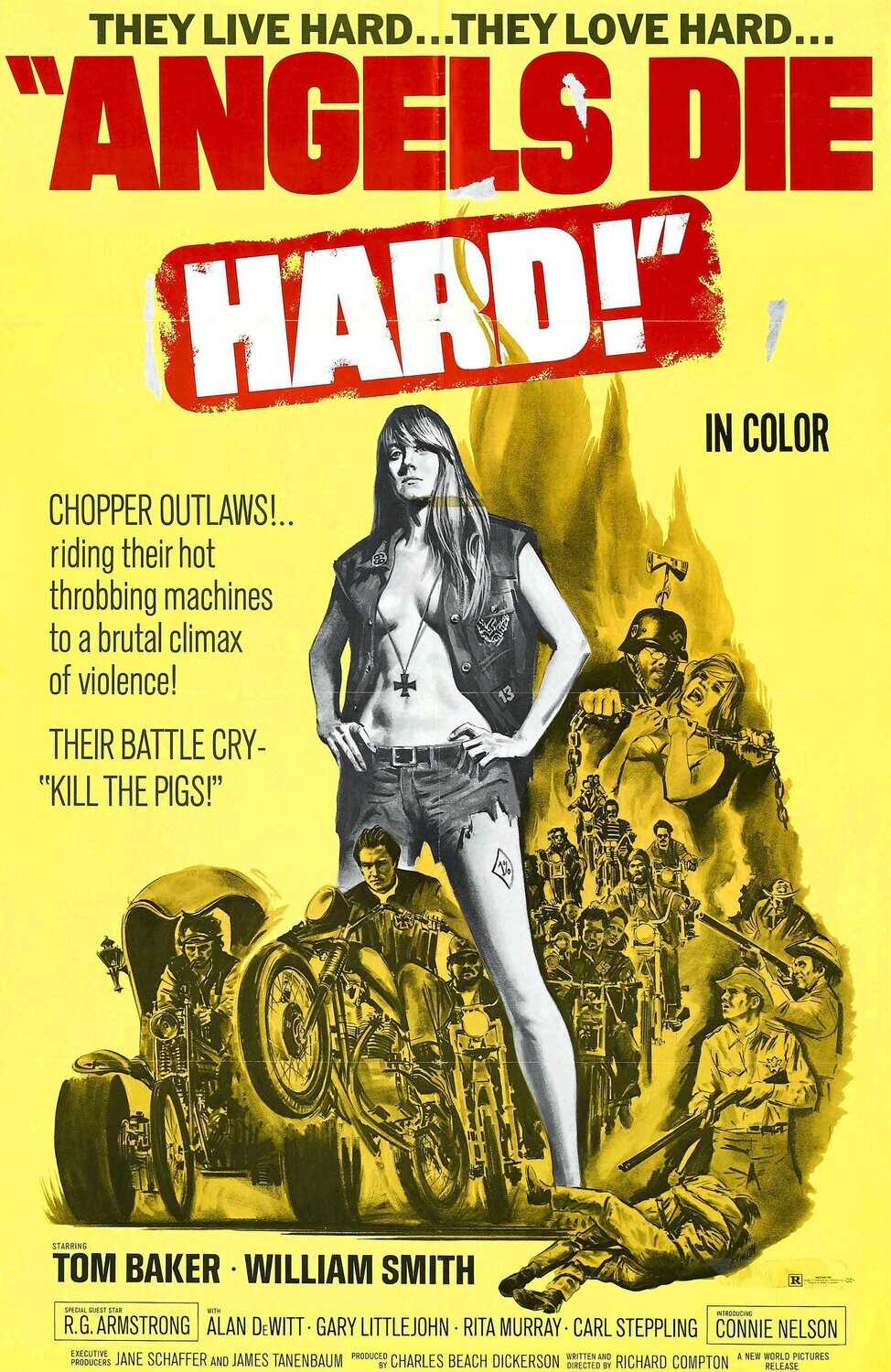 Angels Die Hard DVD - (1970) - Tom Baker, William Smith