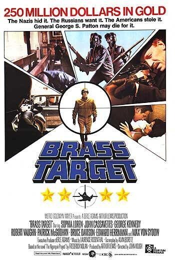 Brass Target  DVD - (1978) -  Sophia Loren, John Cassavetes, George Kennedy, Robert Vaughn, Patrick McGoohan, Bruce Davison, Edward Herrmann, Max von Sydow