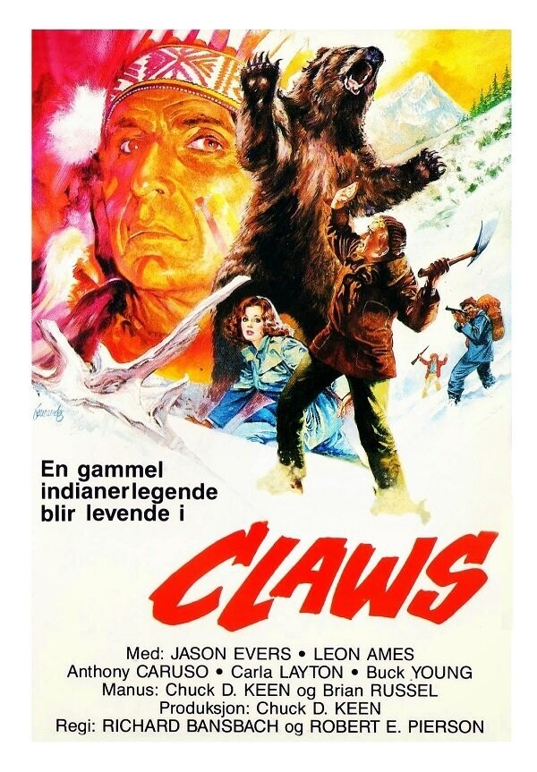 Claws DVD - (1977) - Jason Evers, Leon Ames, Anthony Caruso