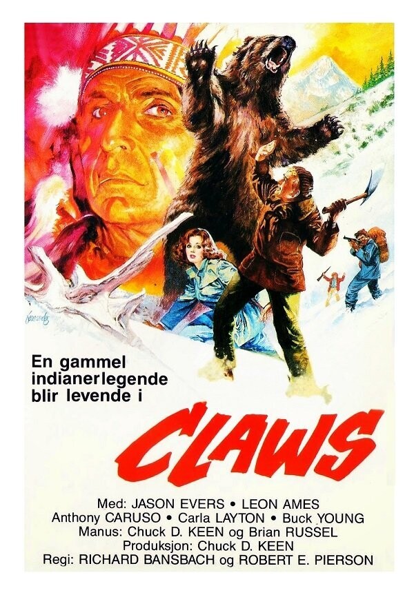 Claws DVD - (1977) - Jason Evers, Leon Ames, Anthony Caruso