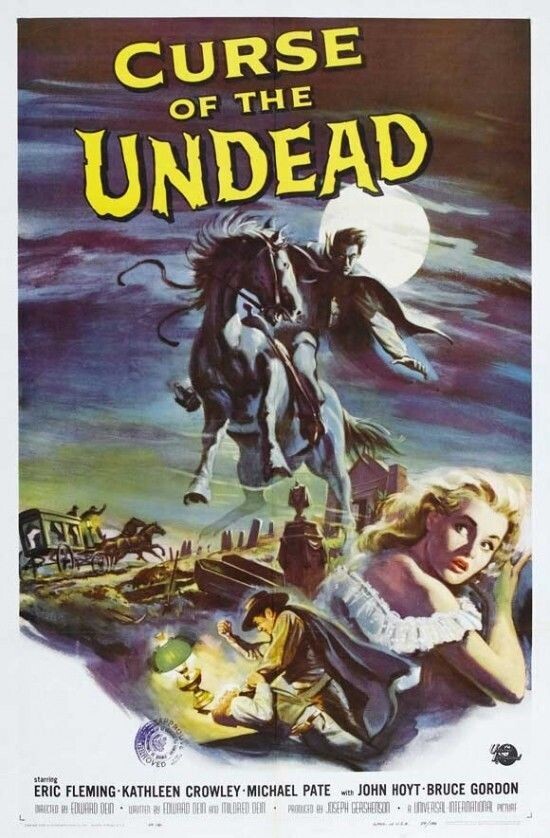 Curse Of The Undead DVD - (1959) Eric Fleming, Kathleen Crowley, Michael Pate, John Hoyt, Bruce Gordon