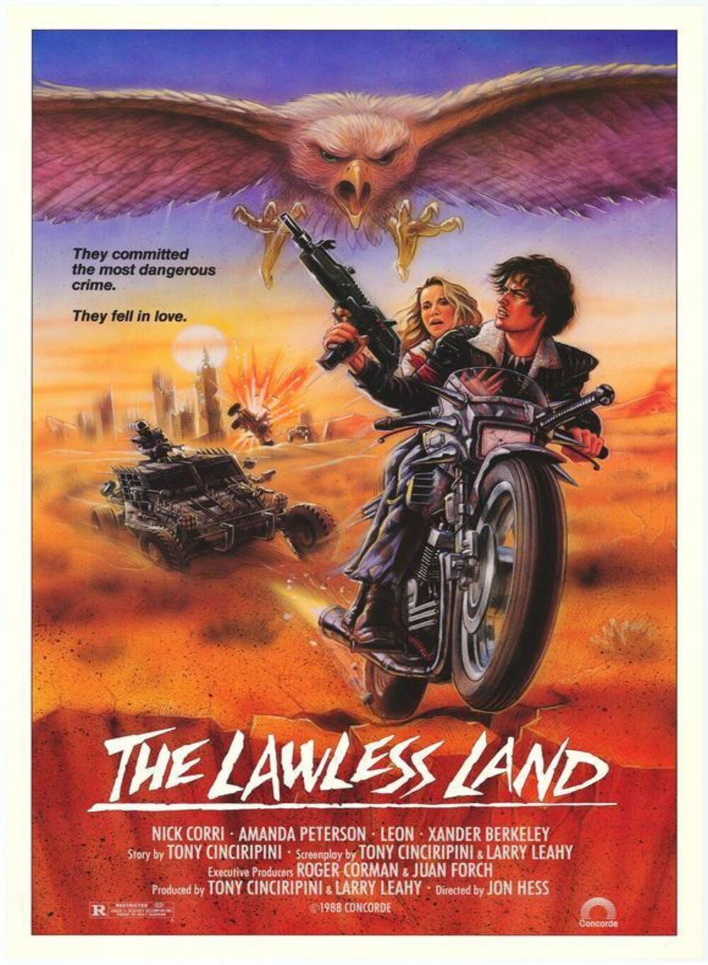 The Lawless Land DVD - (1988) -Jsu Garcia, Amanda Peterson, Leon Robinson, Xander Berkeley