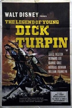 The Legend Of Young Dick Turpin DVD - (1966) -David Weston, Bernard Lee, George Cole