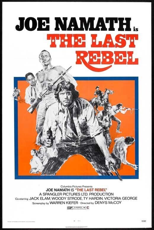 The Last Rebal DVD - (1971) -Joe Namath
