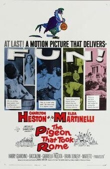 The Pigeon That Took Rome DVD - (1962) - Charlton Heston, Elsa Martinelli