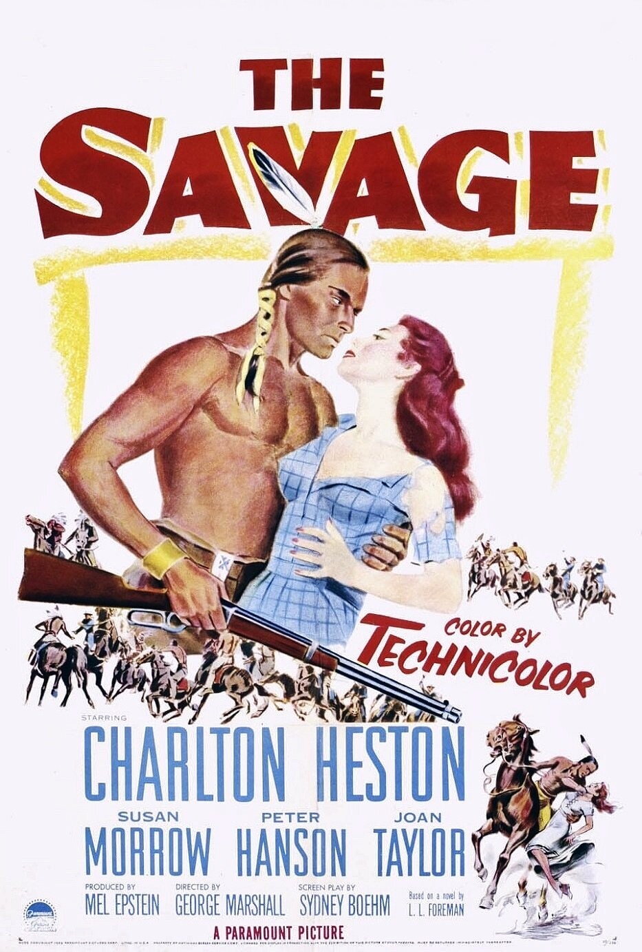 The Savage DVD - (1952) -Charlton Heston, Susan Morrow, Peter Hansen