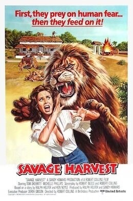 Savage Harvest DVD - (1981) - Tom Skerritt, Michelle Phillips, Shawn Stevens, Anne-Marie Martin, Derek Partridge, Tana Helfer