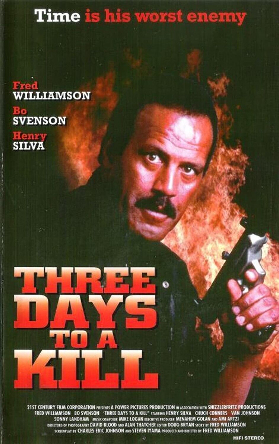 Three Days To A Kill DVD - (1992) - Fred Williamson, Bo Svenson, Henry Silva