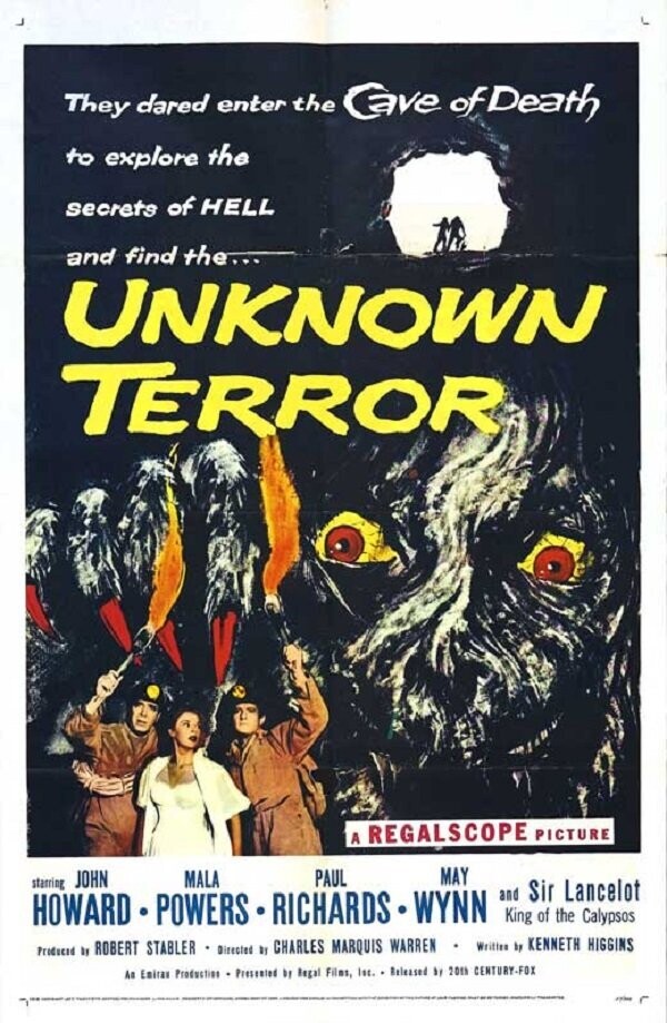 The Unknown Terror DVD - (1957) - John Howard, Mala Powers
