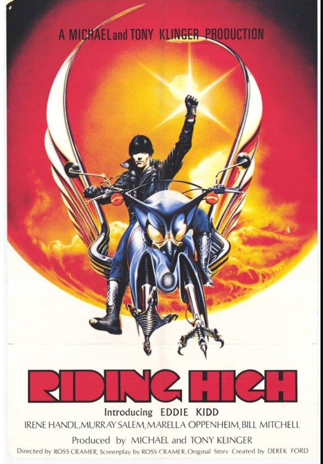 Riding High DVD - (1981) - Eddie Kidd, Irene Handl, Murray Salem