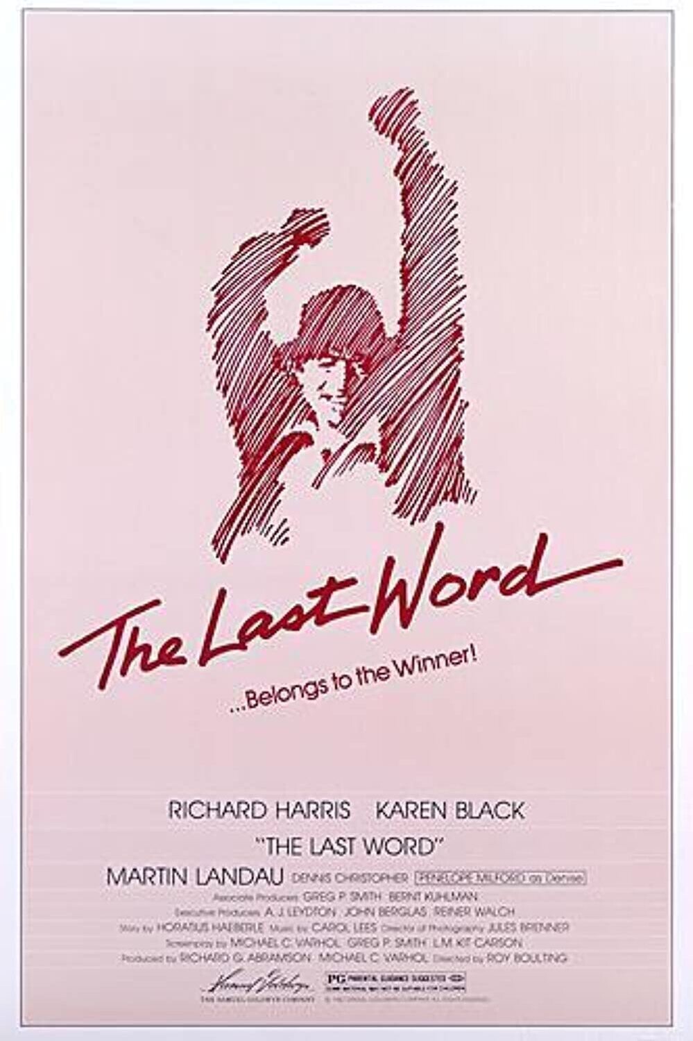 The Last Word DVD - (1980) -Richard Harris, Karen Black, Martin Landau, Dennis Christopher, Penelope Milford