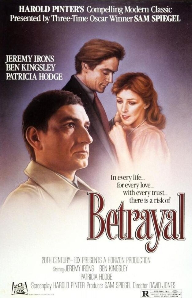 Betrayal DVD - (1983) -  Jeremy Irons, Ben Kingsley, Patricia Hodge