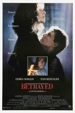 Betrayed DVD - (1988) - Debra Winger, Tom Berenger, John Heard