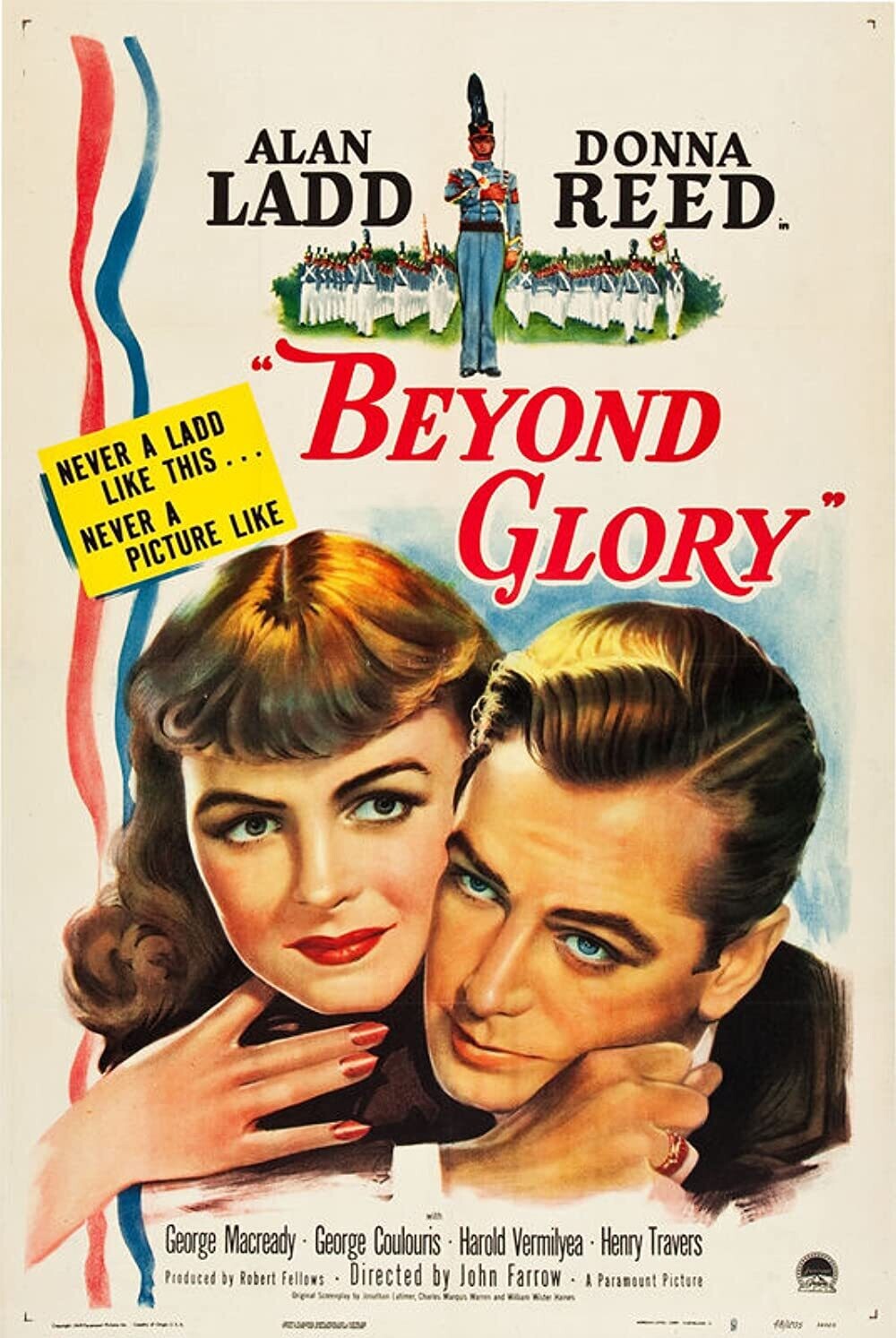 Beyond Glory DVD - (1948) - Alan Ladd, Donna Reed
