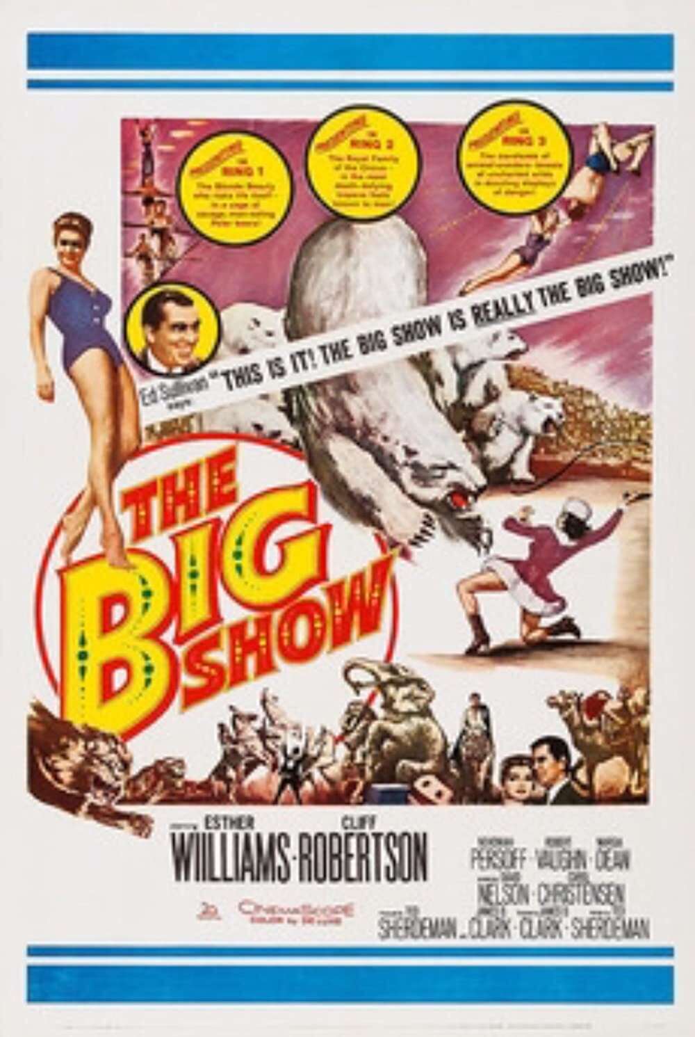 The Big Show DVD - (1961) - Esther Williams, Cliff Robertson, Nehemiah Persoff**