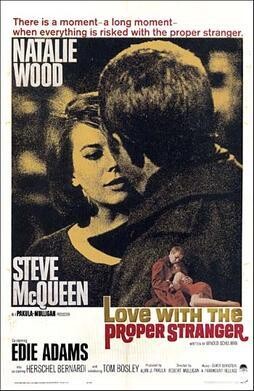 Love With The Proper Stranger DVD - (1963) -  Natalie Wood, Steve McQueen, Edie Adams, Herschel Bernardi, Harvey Lembeck, Tom Bosley