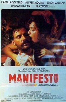 Manifesto DVD - (1988) - Camilla Søeberg, Alfred Molina, Simon Callow, Lindsay Duncan, Eric Stoltz