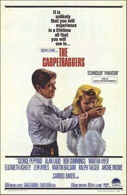 The Carpetbaggers  DVD - (1964) -George Peppard, Alan Ladd, Bob Cummings, Martha Hyer, Elizabeth Ashley, Lew Ayres, Martin Balsam, Ralph Taeger, Archie Moore, Leif Erickson, Carroll Baker