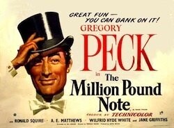 The Million Pound Note DVD - (1953) -Gregory Peck, Ronald Squire, Wilfrid Hyde-White, Jane Griffiths**