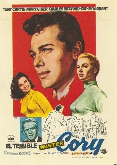 Mister Cory DVD - (1957) - Tony Curtis, Martha Hyer, Charles Bickford, Kathryn Grant