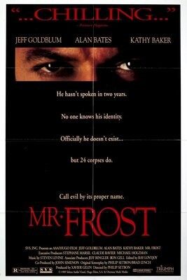 Mister Frost DVD - (1990) - Jeff Goldblum, Kathy Baker, Alan Bates