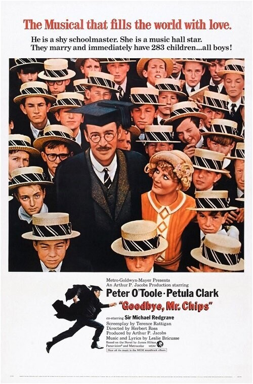 Goodbye Mr Chips DVD - (1969) - Peter O'Toole, Petula Clark, Michael Redgrave, Siân Phillips, Alison Leggatt