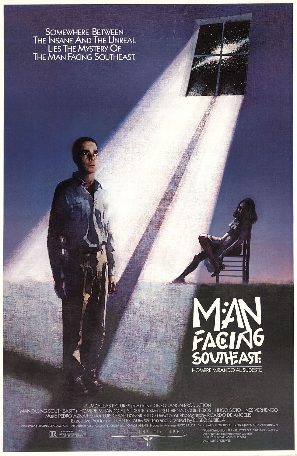 Man Facing Southeast DVD - (1986) - Lorenzo Quinteros, Hugo Soto*