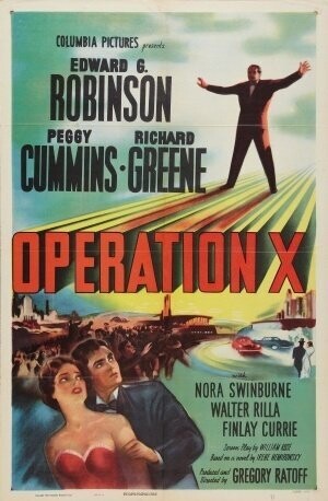 Operation X DVD - (1950) -  Edward G. Robinson, Peggy Cummins, Richard Greene**