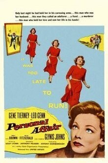 Personal Affair DVD - (1953) - Gene Tierney, Leo Genn, Glynis Johns**