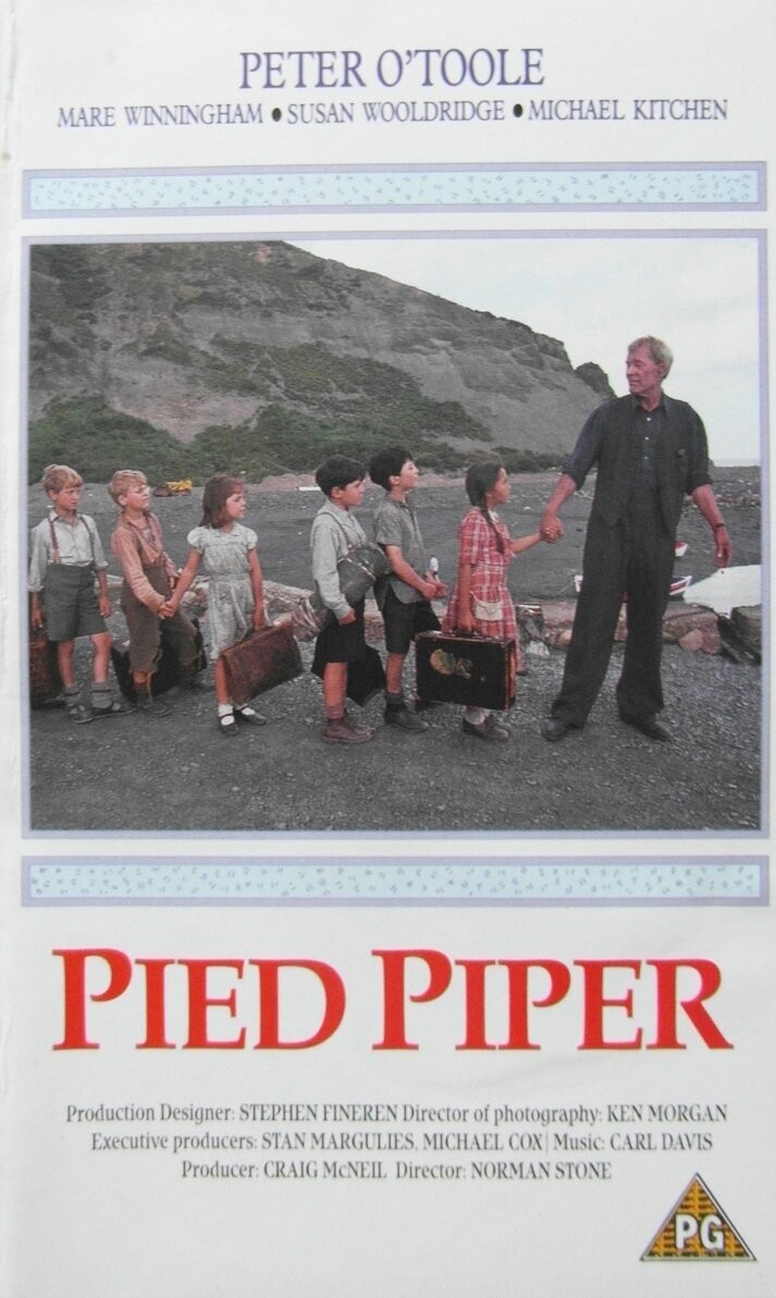 The Pied Piper DVD - (1990) - Peter O'Toole, Mare Winningham, Susan Wooldridge