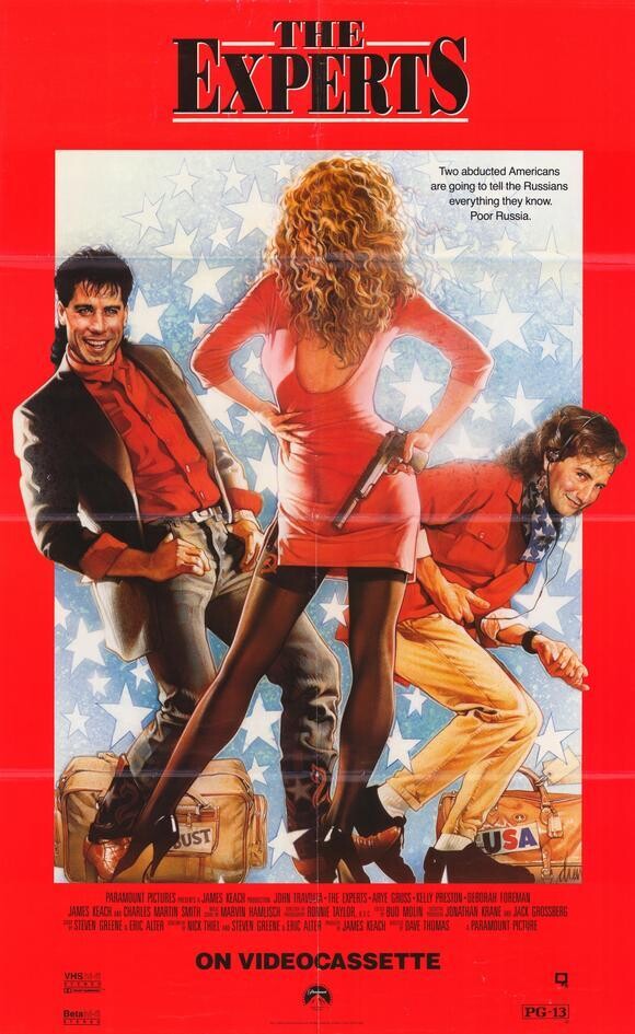 The Experts DVD - (1989) -John Travolta, Arye Gross, Kelly Preston, Deborah Foreman, James Keach, Charles Martin Smith