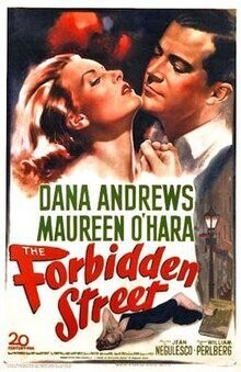 The Forbidden Street DVD - (1949) -  Dana Andrews, Maureen O'Hara, Sybil Thorndike**