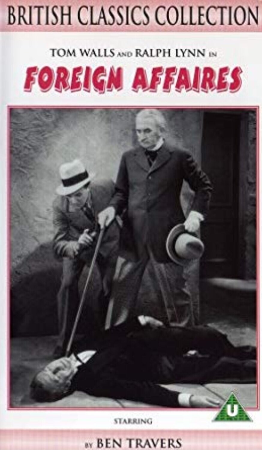 Foreign Affaires DVD - (1935) - Tom Walls, Ralph Lynn, Robertson Hare, Norma Varden**