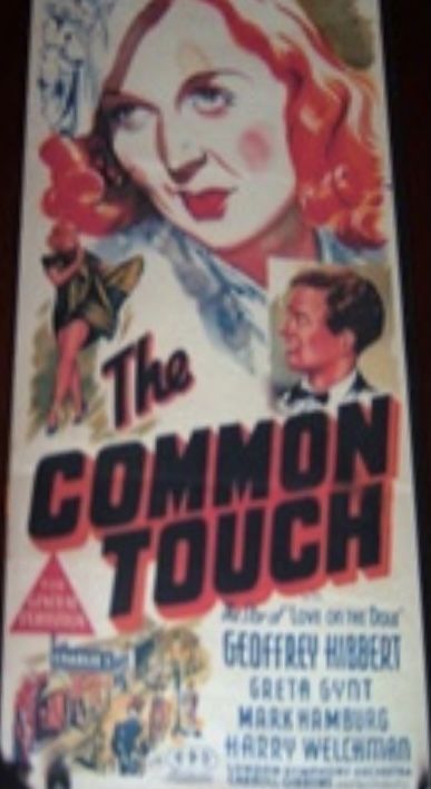 The Common Touch DVD - (1941) - Geoffrey Hibbert, Harry Welchman, Greta Gynt, Joyce Howard ~~