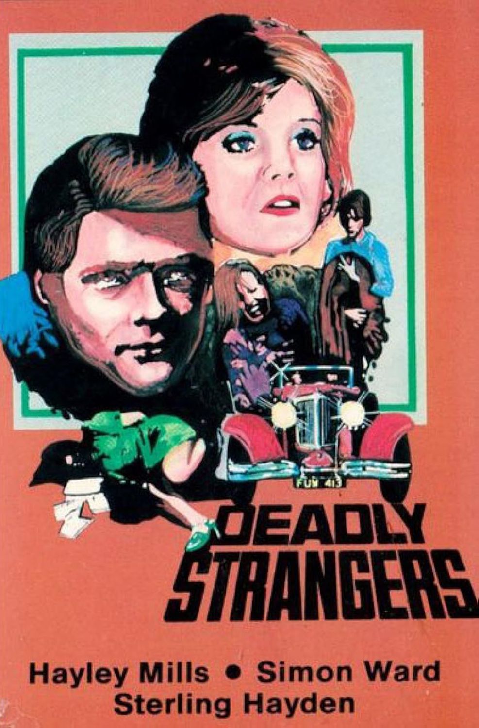 Deadly Strangers DVD - (1975) - Hayley Mills, Simon Ward, Sterling Hayden ~~