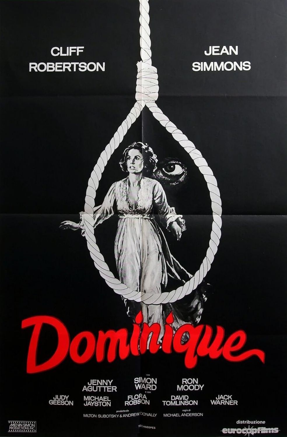 Dominique - DVD - (1979) -Cliff Robertson, Jean Simmons, Jenny Agutter, Simon Ward, Ron Moody~~