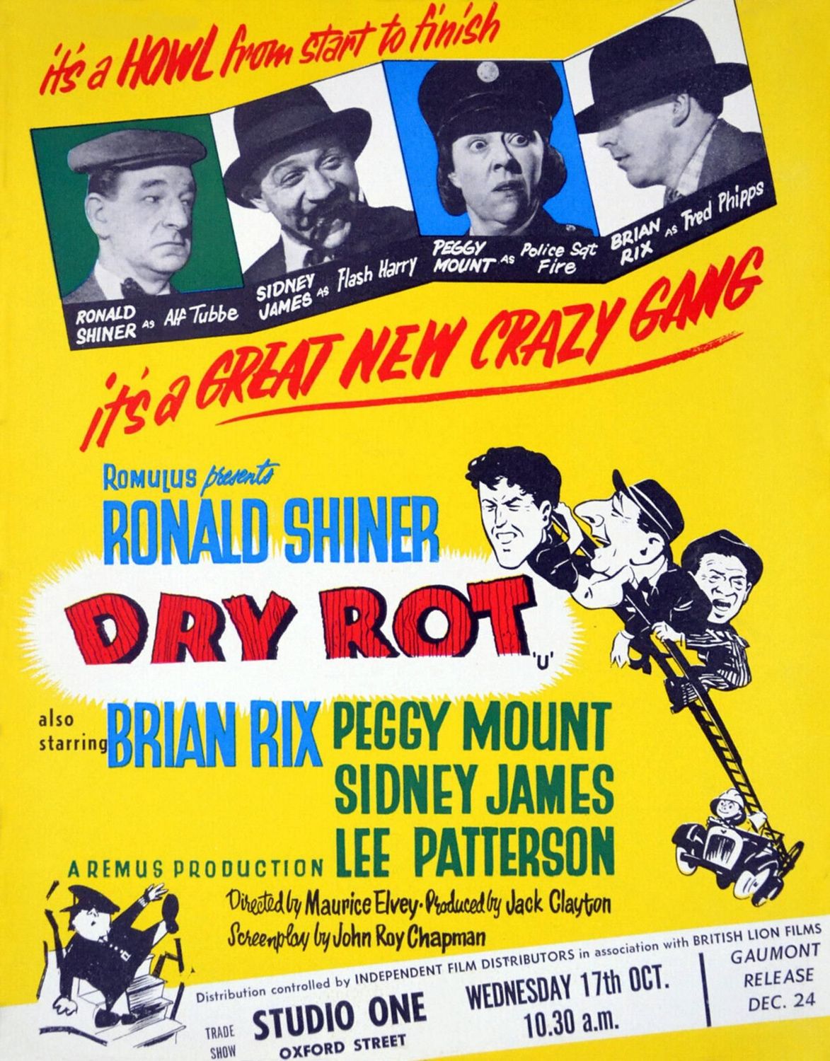 Dry Rot - DVD - (1956) - Ronald Shiner, Brian Rix, Peggy Mount, Sid James~~