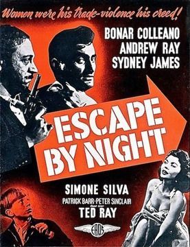 Escape By Night - DVD - (1953) - Bonar Colleano, Sid James, Andrew Ray, Ted Ray, Simone Silva~~