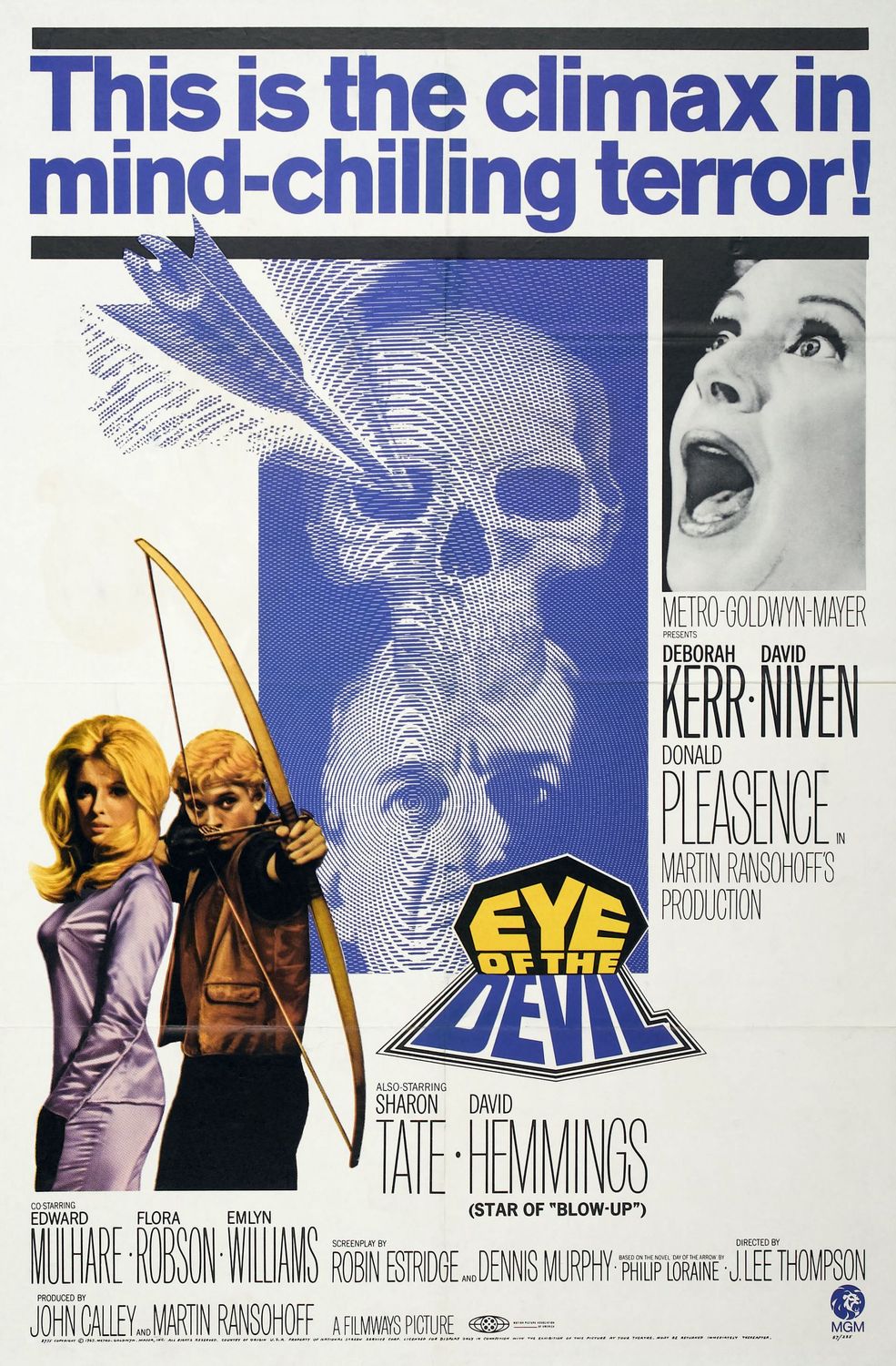 Eye Of The Devil - DVD - (1966) - Deborah Kerr, David Niven, Donald Pleasence, Sharon Tate, David Hemmings