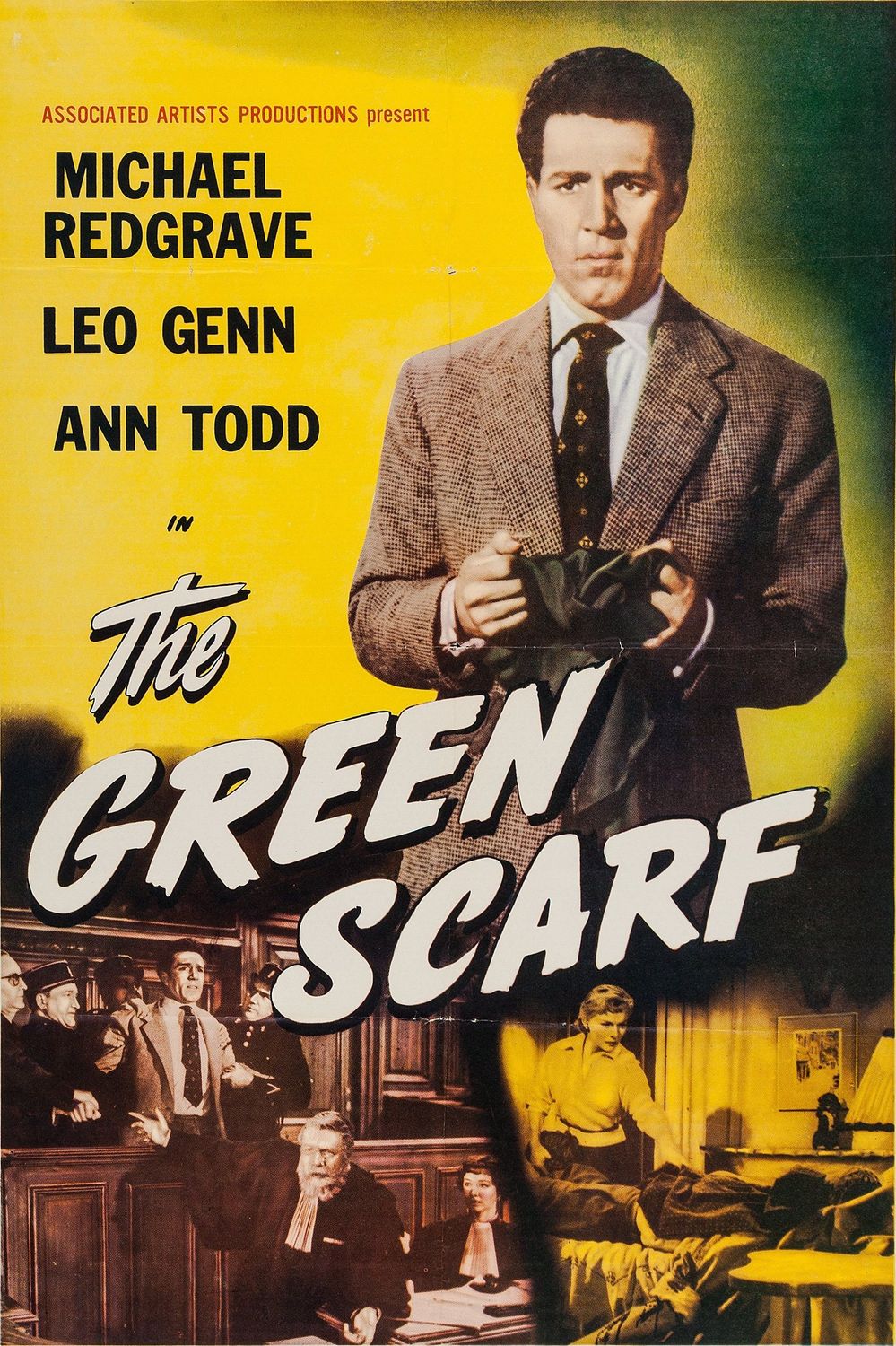 The Green Scarf DVD - (1954) - Michael Redgrave, Leo Genn, Ann Todd~~