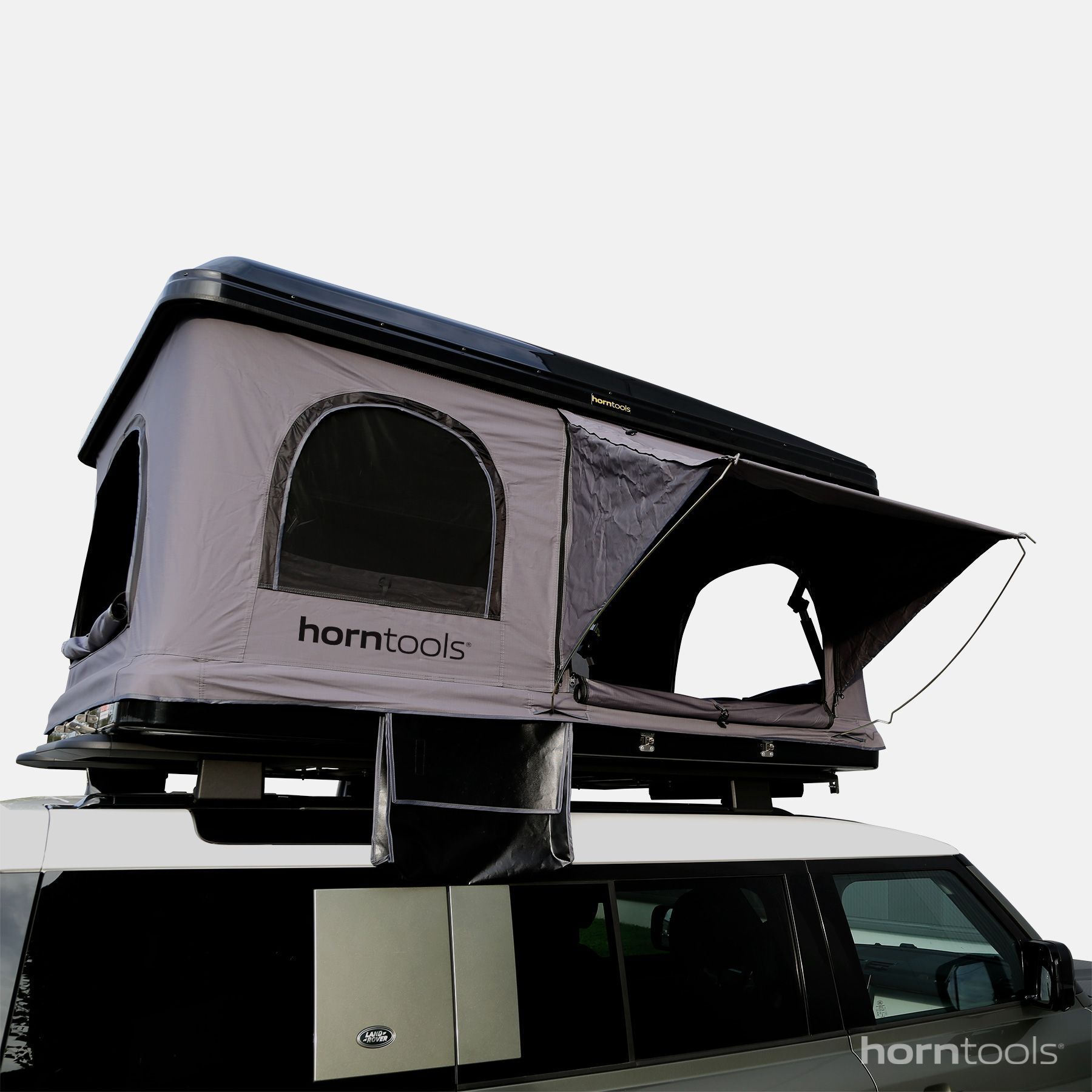 horntools Themis PopUp Dachzelt, 220x150x30cm, grau bei Camping