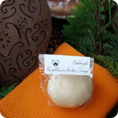 Badekugel | Ringelblume Amber-Orange Badekugel | Ringelblume Amber-Orange
