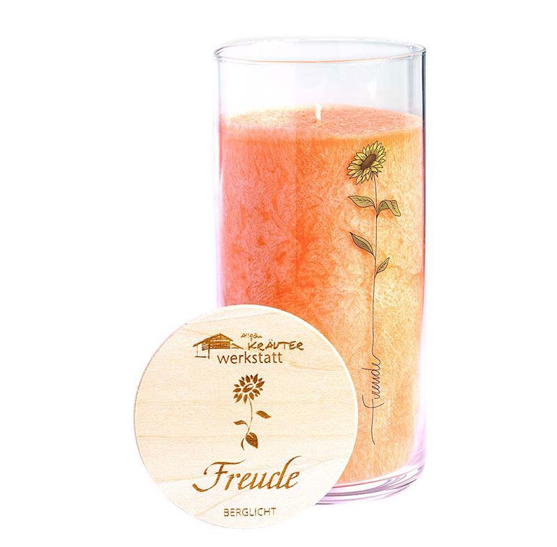 Allgäuer Heilkräuterkerze |  Berglicht "Freude"