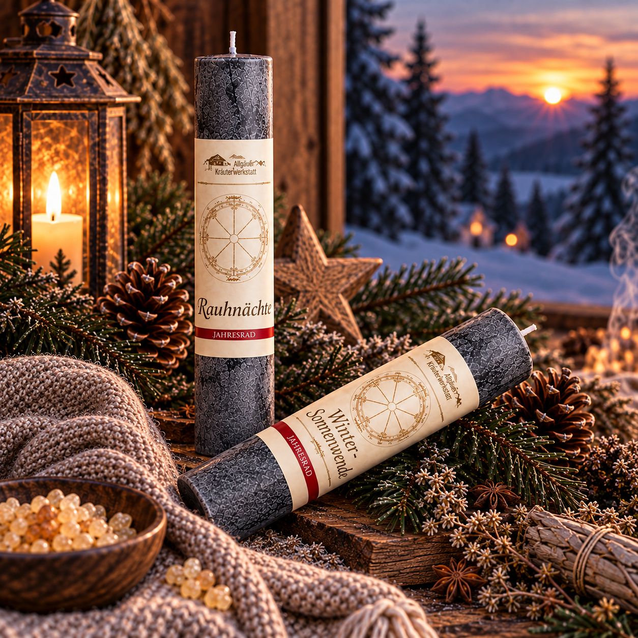 Kerzenset „Wintersonnenwende & Rauhnächte“ | ❣️ Auslieferung ab 22.11. Kerzenset „Wintersonnenwende & Rauhnächte“ | ❣️ Auslieferung ab 22.11.