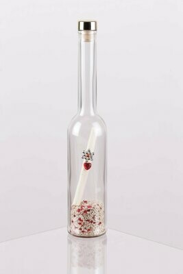 Messaggio in bottiglia - 07 Fiore cristalli SWAROVSKY