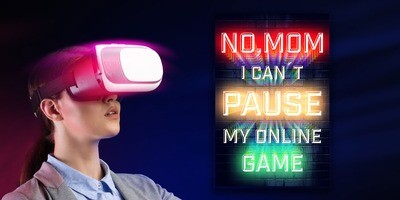 No Mom, I Can't Pause My Online Game - Kunstdruck
