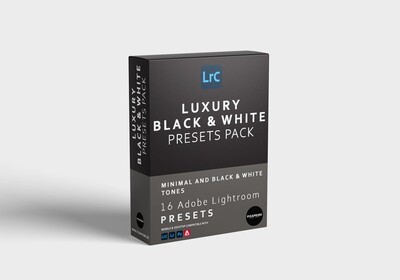 16 Luxury Black & White Lightroom Presets
