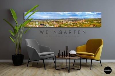 Weingarten - Panorama - Kunstdruck